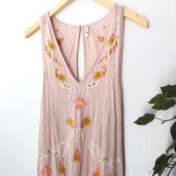 Free People Boho Pink Dress - Picture 2 of 8